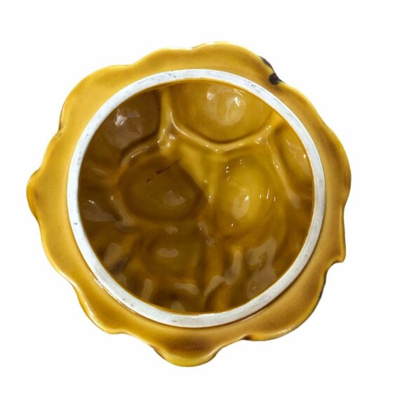 Inarco Japan E3354 Orange Spice Fruit Basket Cookie Jar Canister Oranges Lemons - Picture 3 of 11